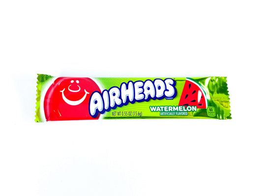 Produktbild der amerikanischen Süßigkeit Airheads im Wassermelone Geschmack