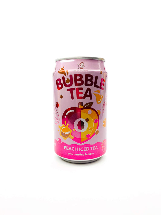 Frontansicht des Madam Hong Bubble Tea Peach