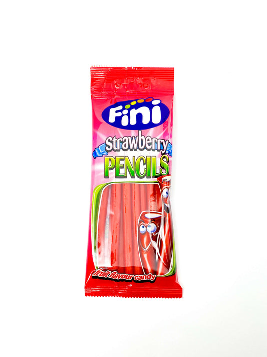 Frontansicht der Fini Strawberry Halal Pencils