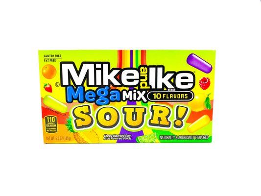 Frontansicht der Mike and Ike Mega Mix Sour